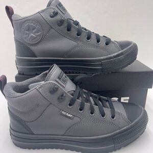 Converse Men’s High-Top Boots in Dark Gray
